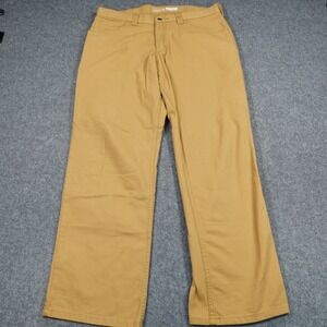 Carhartt Rugged Flex Relaxed Fit Canvas Work Pants Brown BN2517-M Mens 32x30